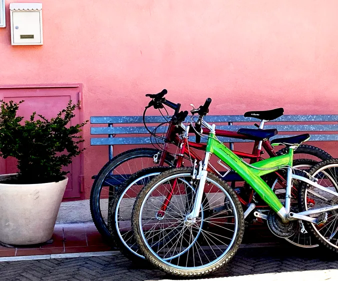 Cycling through the countryside